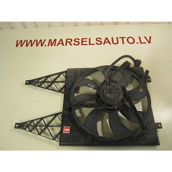 Skoda Fabia- 2001-2007  Radyatör Fan Davlumbazı Komple (8 Kanat) (Motorlu) (Oris) (Oem No:6Q0121207L)
