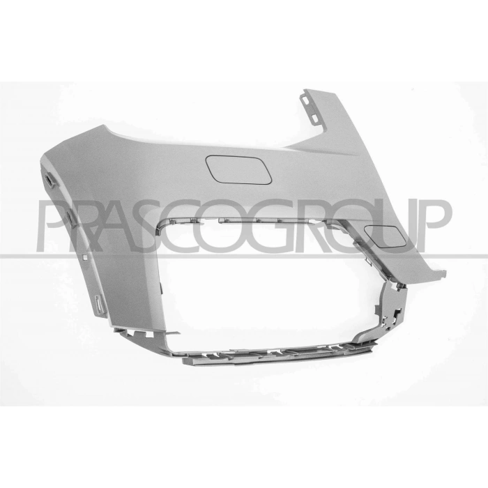 Audi  Q2  2016-2020  Ön Tampon Sağ Far Yıkama Delikli/Sensör Deliksiz/Astarlı Gri (Tyg) (Oem No:81A807108Gru)