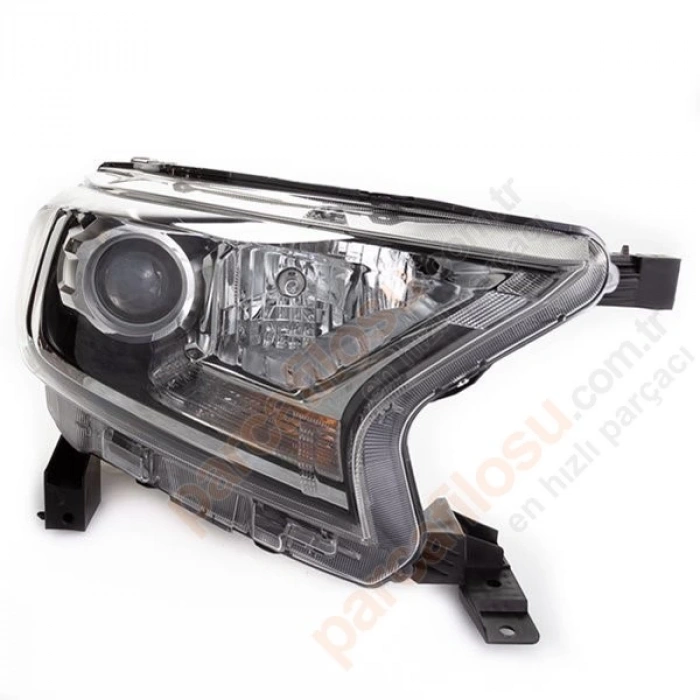 Ford Ranger- Pıck Up- 2019-2021  Far Lambası Sağ Elektirikli/Motorsuz/Mercekli (H11/H15)(Casp)(E Marklı) (Oem No:Eb3B13W029Asa)