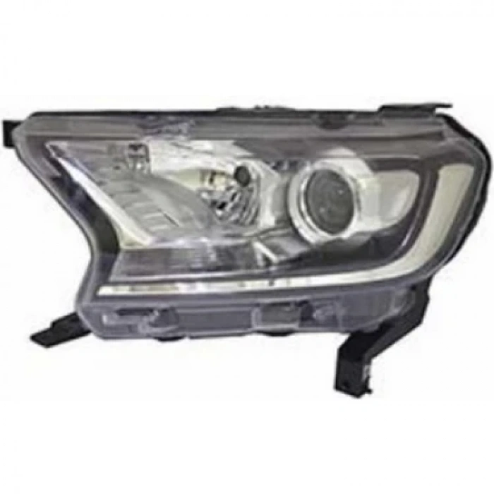 Ford Ranger- Pıck Up- 2016-2018  Far Lambası Sol Elektirikli/Mercekli (H11/H15)(Casp)(E Marklı) (Oem No:Eb3B13W030Asa)