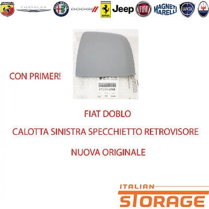 Fiat Doblo Iıı-Combo D 2010- Ayna Kapağı Sol Astarlı (Oem No:735512765)