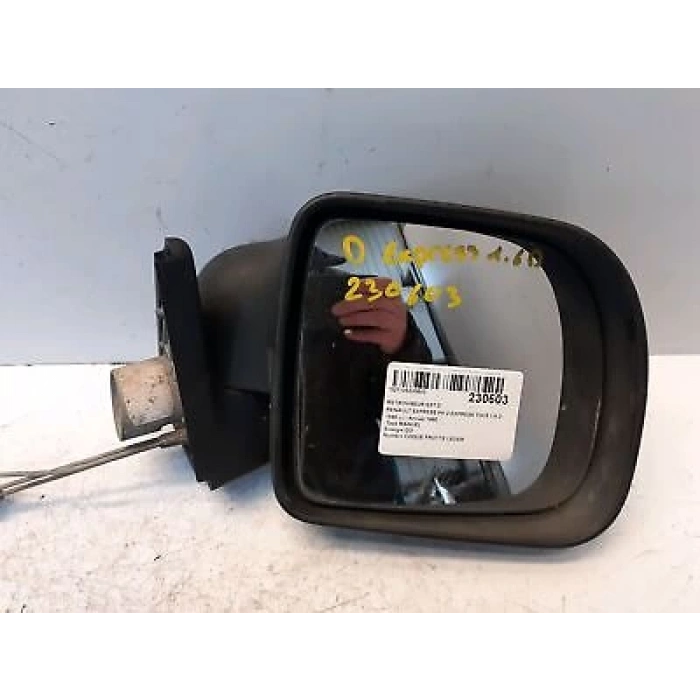 Renault Express 95 - Dış Dikiz Aynası Sağ Kablo Tıpı, Dısbükey Cam Sağ   (Oem No:6001030131)