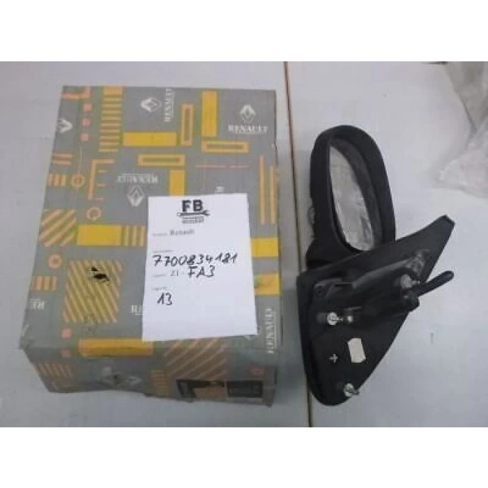 Renault Megane I 95 - 99 Dış Dikiz Aynası Sol Kablo Tıpı, Asferık Cam Sol  (Oem No:7700834181)