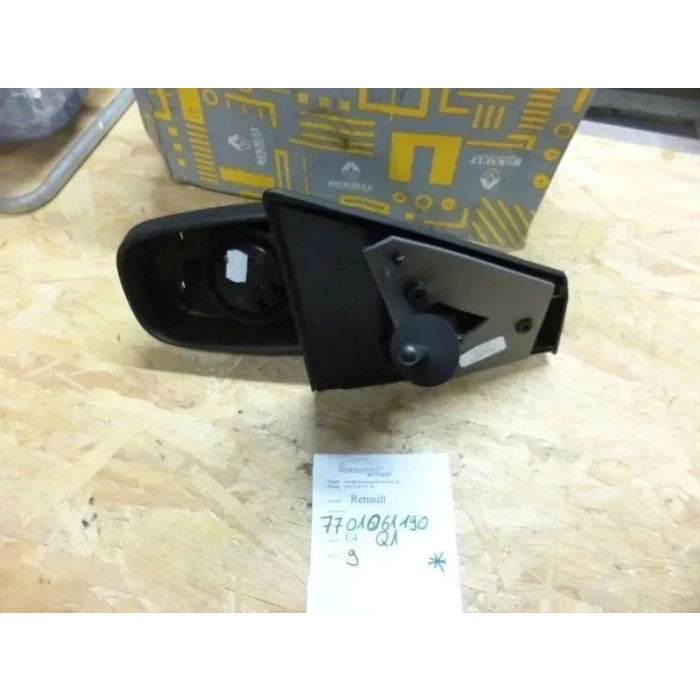 Renault Clio Iıı 2005- Dış Dikiz Aynası Sol Kablo Tıpı, Asferık Cam Sol  (Oem No:7701061190)