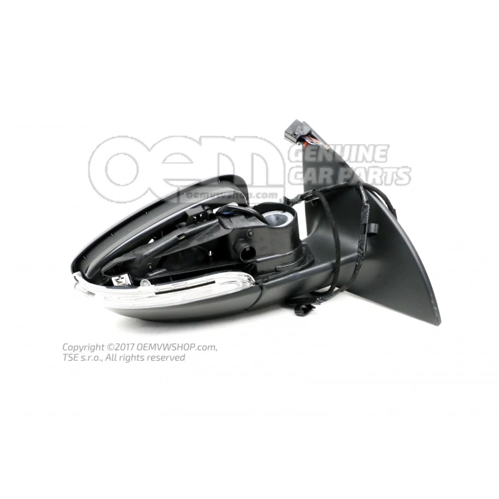 Vw Scirocco  2008 2017 Dış Dikiz Aynası Sağ Astarlı Kapaklı (6 Pın) (Oem No:1K8857508P)