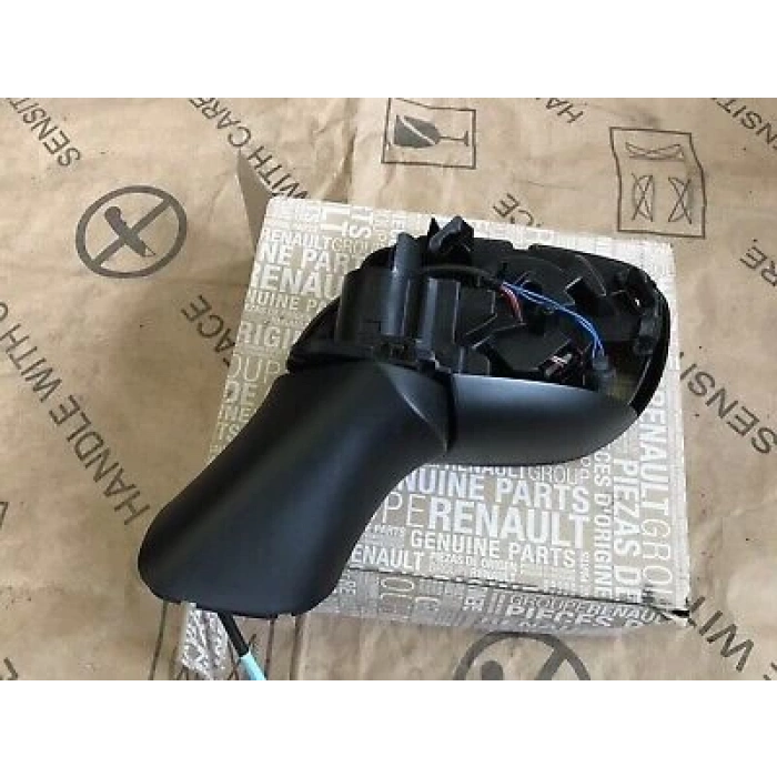Renault Clio Iv Hb 12 - Dış Dikiz Aynası Sol Elektrikli Isıtmalı, Yanıp Söner, Doku Kapağı, Asferık Cam - 7Pıns Sol  (Oem No:963022031R)