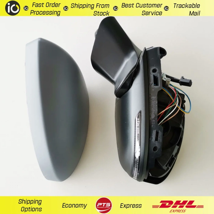 Renault Clio V 2019- Dış Dikiz Aynası Sol Elektrikli Isıtmalı, Yanıp Söner, Astarlı Kapak, Asferık Cam 12H7P Sol  (Oem No:963026687R)