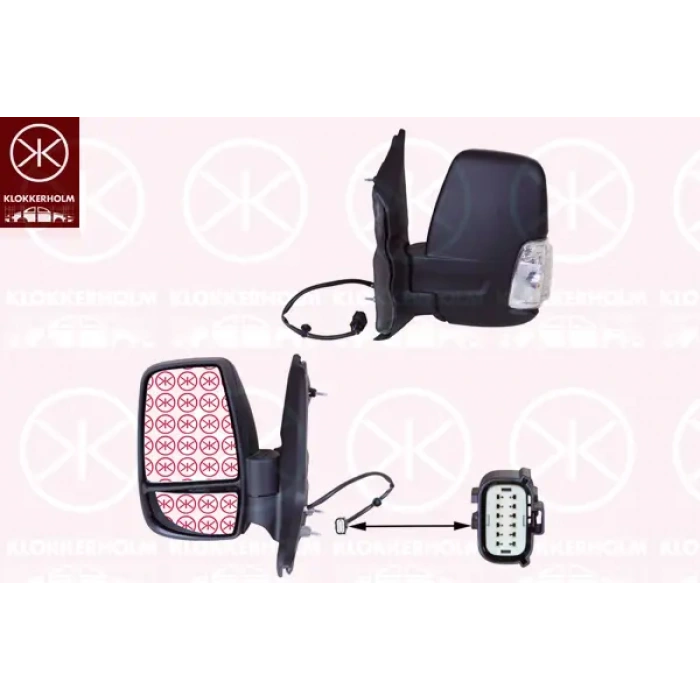 Ford  Transit V363E Mca 2019- Dış Dikiz Aynası Sağ 12H8P (Oem No:Kk3117682Ga5Ja6)