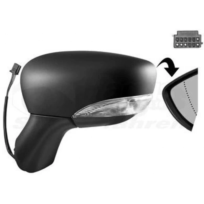 A3 Elektrikli Katlanır Ayna 2013 Sonrası Astarlı Sinyalli Hafızalı Hb Sağ