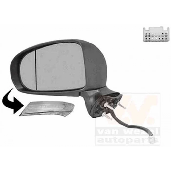 Avensis Elektrikli Katlanır Ayna 2009-2015 Sinyalli Kör Noktalı Sol Oem No:8790905380A0