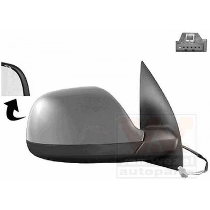 Amarok Elektrikli Ayna 2010 Sonrası Astarlı Krom Sağ Oem No:2H0857528C