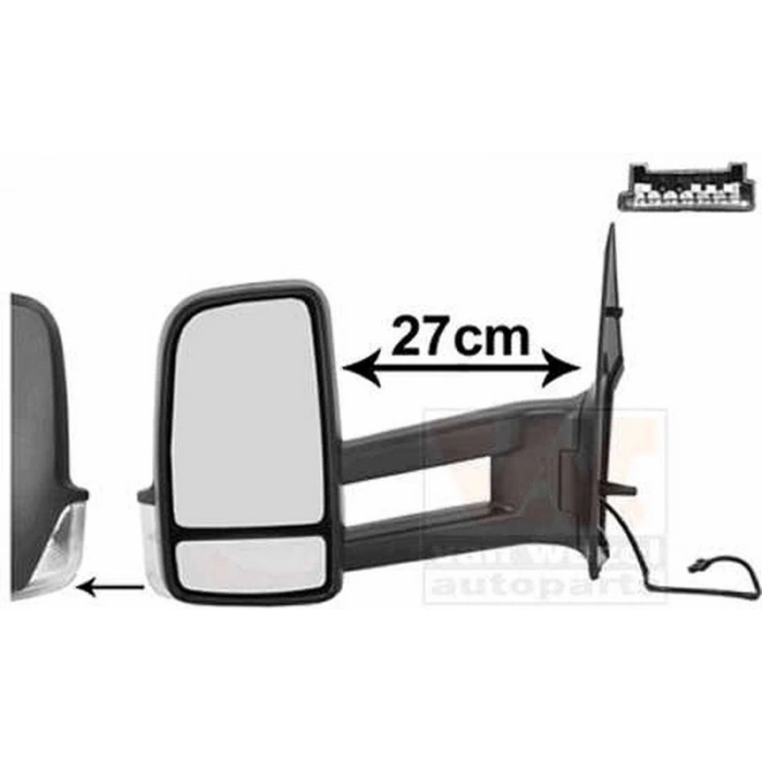 Sprinter/Crafter Ayna Çerçevesi 2006-- Sonrası Sol Oem No:2E1857136