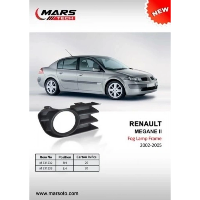 Sis Lamba Kapağı Megane 2 2003 Sonrası Ön Sağ Oem No:8200074008 Adet
