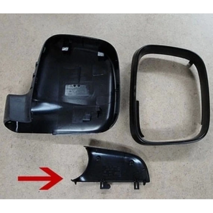 Transporter T5 Caddy Alt Ayna Kapağı 2003-2010 Sol Oem No:7E1857603