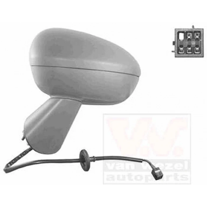 Meriva Ayna Kapağı 2010 Sonrası Astarlı Sol Oem No:1428325