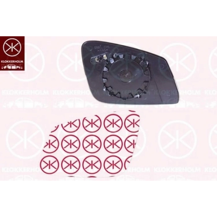 5 Serisi-6 Serisi 7 Serisi-X5 Elektrikli Karartmalı Ayna Camı 2003-2016 Kör Noktalı Mavi Cam Sol Oem No:51167186587