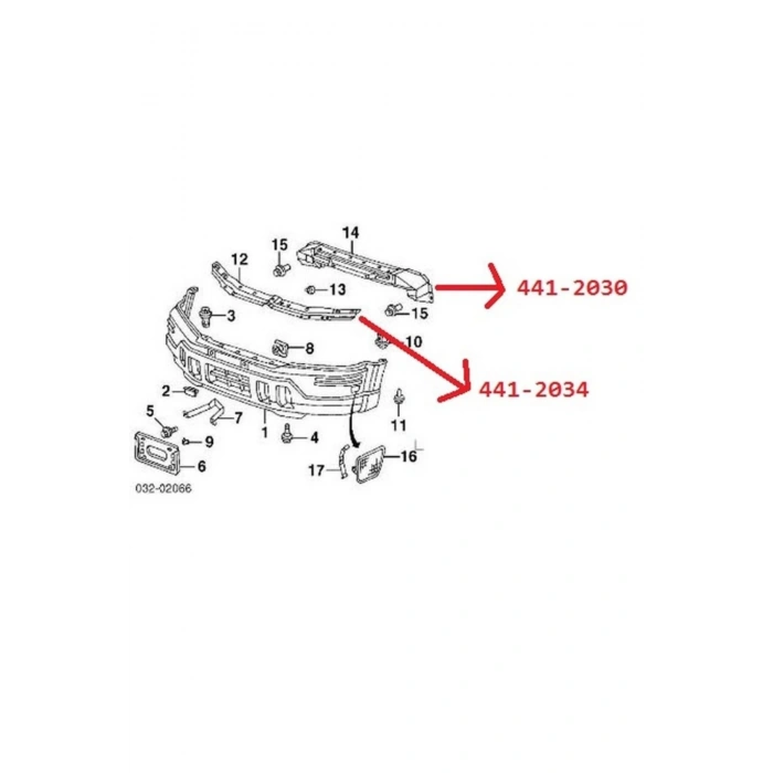 1997-2001 Honda Crv Ön Tampon Demiri Üst (Tw) (Adet) (Oem No:71141S10010Zz) Tst11000