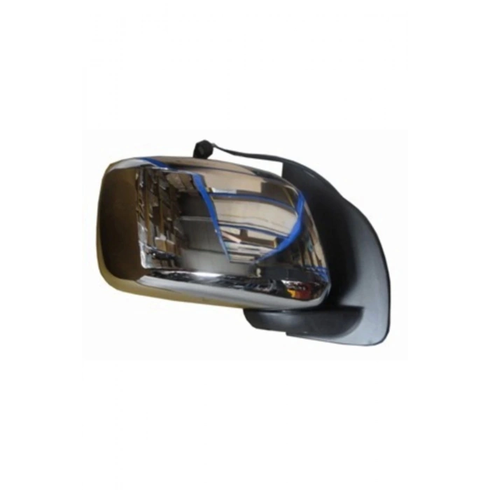 2006-2010 Nissan Pıck Up Navara- Kapı Aynası Sağ Elektrikli-Isıtmasız Nikelaj Kapaklı 3Fişli (Famell
