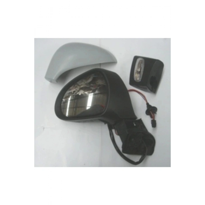 2008 2013 308 Uyumlu Kapı Aynası Sol Elektrikli-Isıtmalı-Sinyalli Gri Kapaklı 6+2 Fişli () (