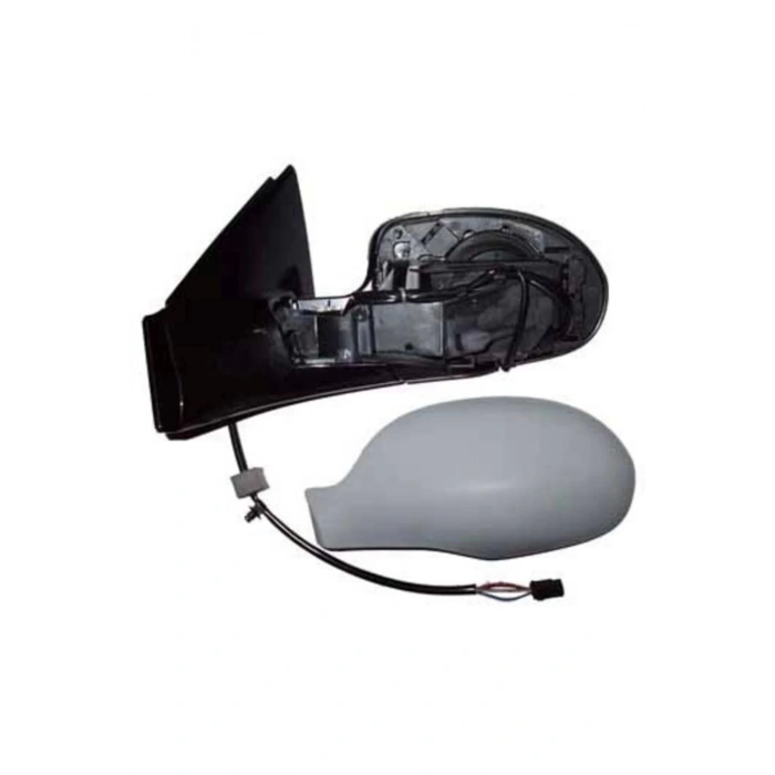 2005-2008 Citroen C5 Kapı Aynası Sol Elektrikli-Isıtmalı 5Fişli Gri Kapaklı (Tw) (Adet) (Oem No:8149