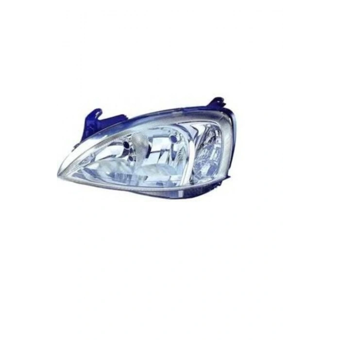 2000-2003 Opel Corsa Far Elektrikli (Sol) Sinyal Kısmı Cizgili Cam