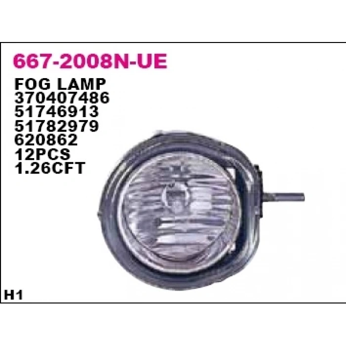 2006-2010 Fiat Doblo Sis Lambası  Adet