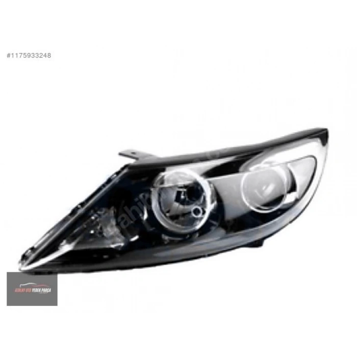 2011-2012 Kia Sportage Far Lambası (Sol) Elektrikli/Motorlu Ledsiz