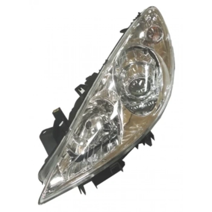 peugeot  307  2006-2008  far lambası sol elektrikli/motorlu/merceklı (h7/h1) (famella) Oem No (620686)