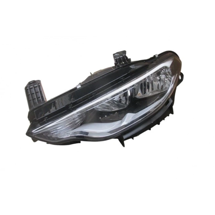 fiat egea- sd/hb/sw- 2015-2020  far lambası sol elektrikli/motorlu (sıyah/nikelajlı) (h7/h15) (rıa) Oem No (51984488)