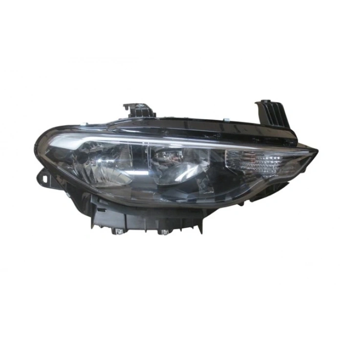 fiat egea- sd/hb/sw- 2015-2020  far lambası sağ elektrikli/motorlu (sıyah) (h7/h15) (rıa) Oem No (52214456)