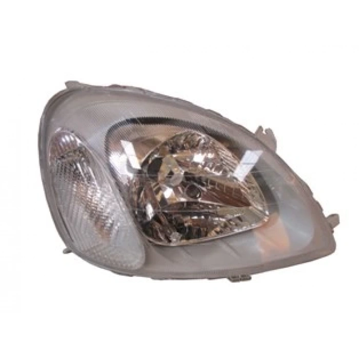 toyota yaris- 2000-2002  far lambası sağ manuel (damla gözsüz) (h4) (depo) Oem No (8111052021)