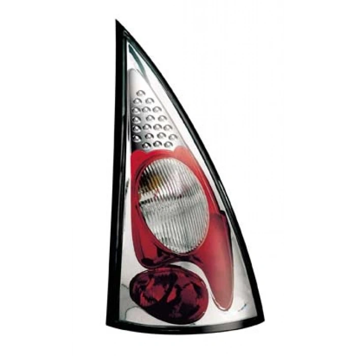 citroen  c3  2003-2009  modıfıye stop lambası sağ/sol set 2parca nikelajlı/beyaz (tyc) Oem No (6351Q3)