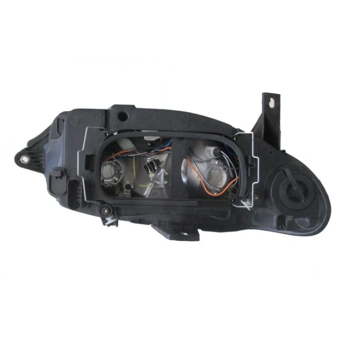 fiat albea- 2005-2013  far lambası sol elektrikli/motorsuz (ıç aynası sıyah/nikelajlı) (5 fıslı)(valeron)