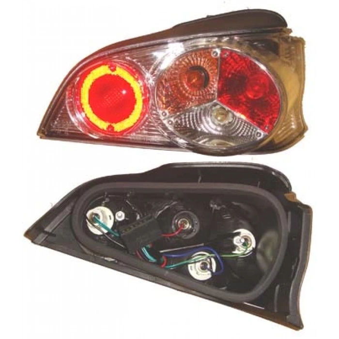 peugeot  106  1997-2001   modıfıye stop lambası sağ/sol set 2 parça kırmızı/beyaz (tyc))