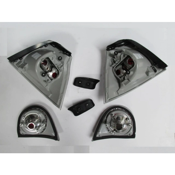 volkswagen golf- 5- 2004-2009  modıfıye stop lambası ıç/dıs set sağ/sol set 6parça kırmızı/beyaz (tyc))