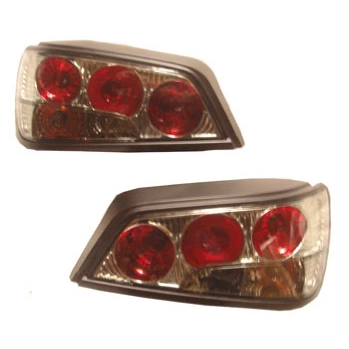 peugeot  306  hb- 1997-2000  modıfıye stop lambası sağ/solset 2parça füme/kırmızı/beyaz(sıyah çerçeve)