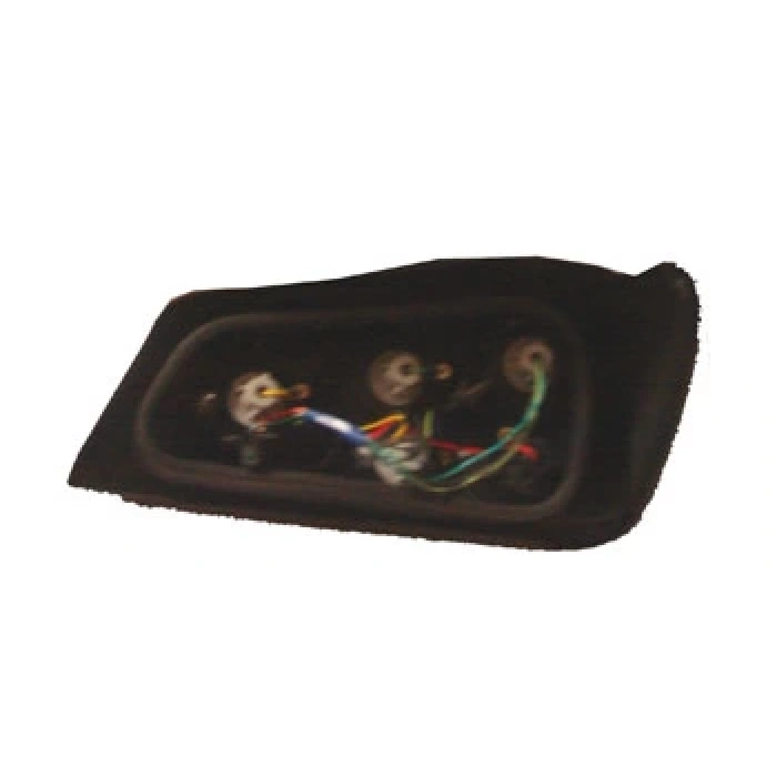 peugeot  306  hb- 1997-2000  modıfıye stop lambası sağ/solset 2parça kırmızı/nikelajlı(sıyah çerçeve))