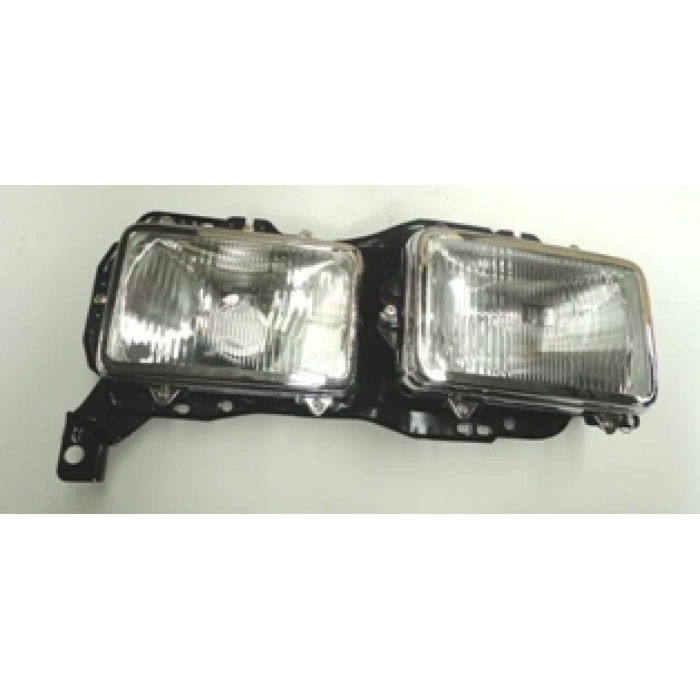 isuzu npr- 1990-1997  far lambası sağ çıftlı (bağlantı sacı ıle bırlıkte)(h4/h4)(famella) Oem No (8941104080)