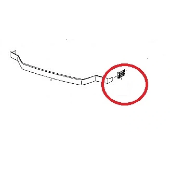 volkswagen crafter- 2012-2017  panjur alt çıtası braketi (klıpsı) sağ/sol set 2 parça Oem No (2E0853733)