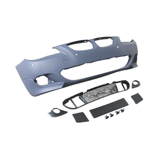 bmw 5 serı- 5 serisi- 2004-2007  ön tampon (ızgaralı//plaka plast.)sen.delıklı 24mm/f.yık.lı) (m-tech) astarl Oem No (A51117897208S1)