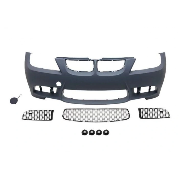 bmw 3 serı- 3 serisi- 2005-2009  ön tampon astarlı(sıs d.sız kapak/ızgralı/sen.yuvalı/çek.kapaklı)m3-style/lc Oem No (A51118041147R1)