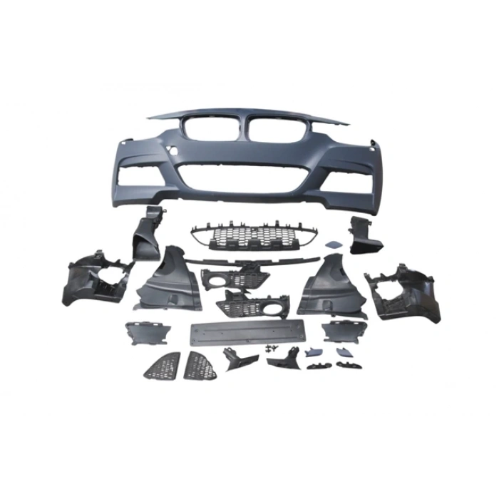bmw 3 serı- 3 serisi- 2012-2018  ön tampon komple (ızgaralı/plaka plastiklı) (f.yık.lı) (m-tech/lcı) Oem No (A51118055823S1)