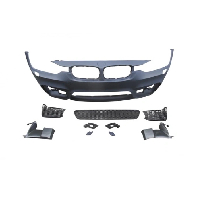 bmw 3 serı- 3 serisi- 2012-2018  ön tampon astarlı (sıs delıksız kapak/ızgaralı/f.yık.lı/çek.kapaklı)m3/style Oem No (A51118058802S1)