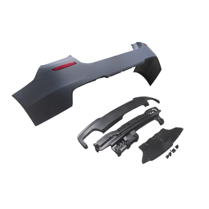 bmw 5 serı- 5 serisi- 2010-2016  arka tampon astarlı (sen.yuvalı/reflektörlü/karlıklı/sok emici) m550ı/lcı Oem No (A51128048594S5)