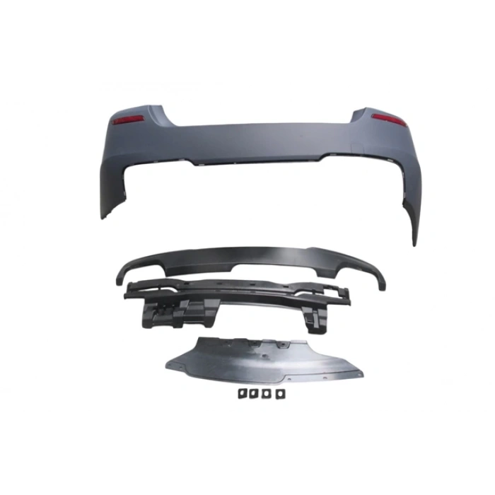 bmw 5 serı- 5 serisi- 2010-2016  arka tampon astarlı (sen.yuvalı/reflektörlü/karlıklı/sok emici) m550ı/lcı Oem No (A51128048594S5)