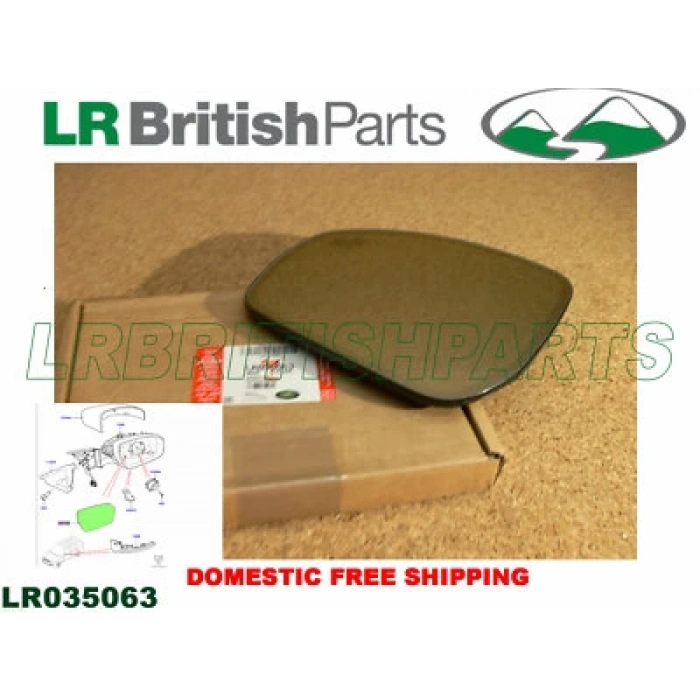 Land Rover Range Rover Vogue Sport 2015-2022 Elektrikli Ayna Camı Karartmalı BLIS Sol Oem No (LR035063)