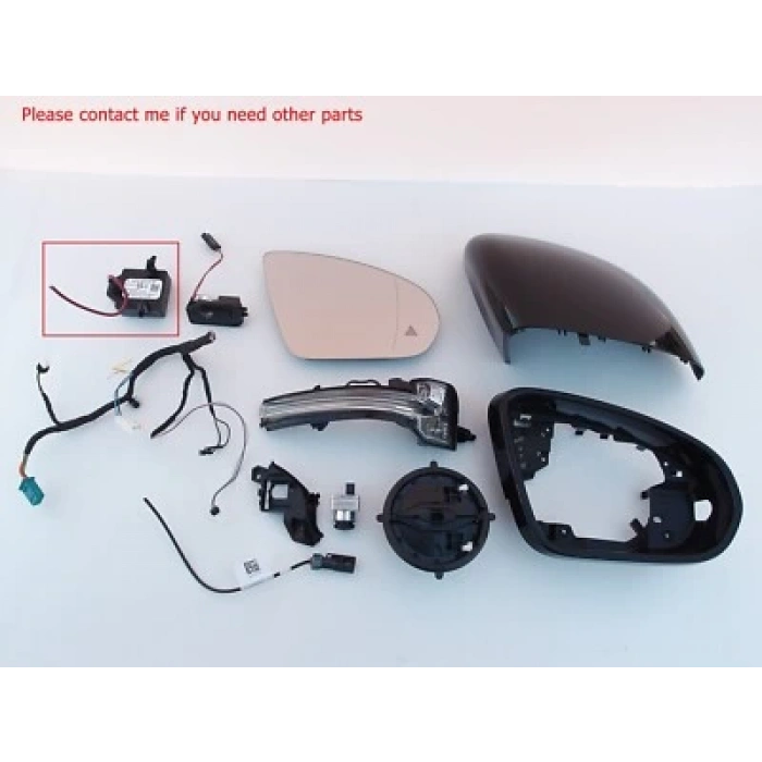 Mercedes CLA C118 2019 Sonrası Elektrikli Katlanır Ayna Isıtmalı Sinyalli Alt GPS Hafızalı Sağ)