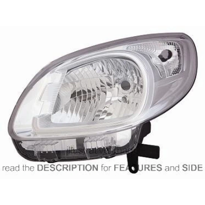 Renault Megane III 2008- Far Sol Siyah Elektrikli Oem No (260602545R)