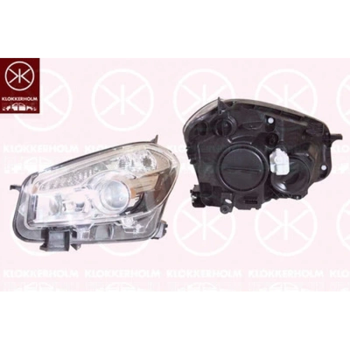 Renault Clio V 2020-2023 Far Sol [Ballast Hariç] Siyah Çıtalı Oem No (260609987R)