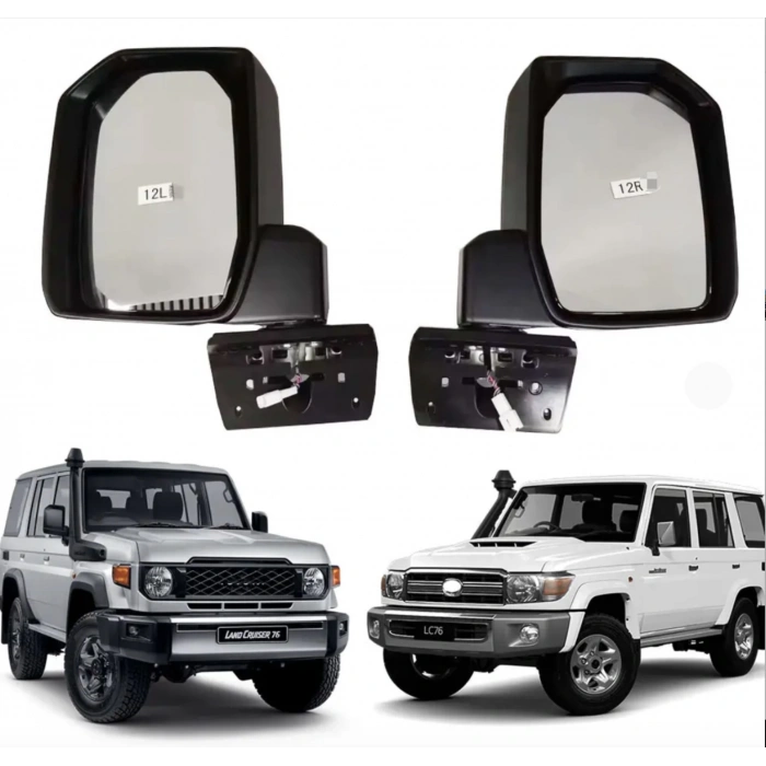 Toyota Land Cruiser 2013-2019 Ayna Elektrikli Katlanır Sinyalli Krom Kapak Sağ)